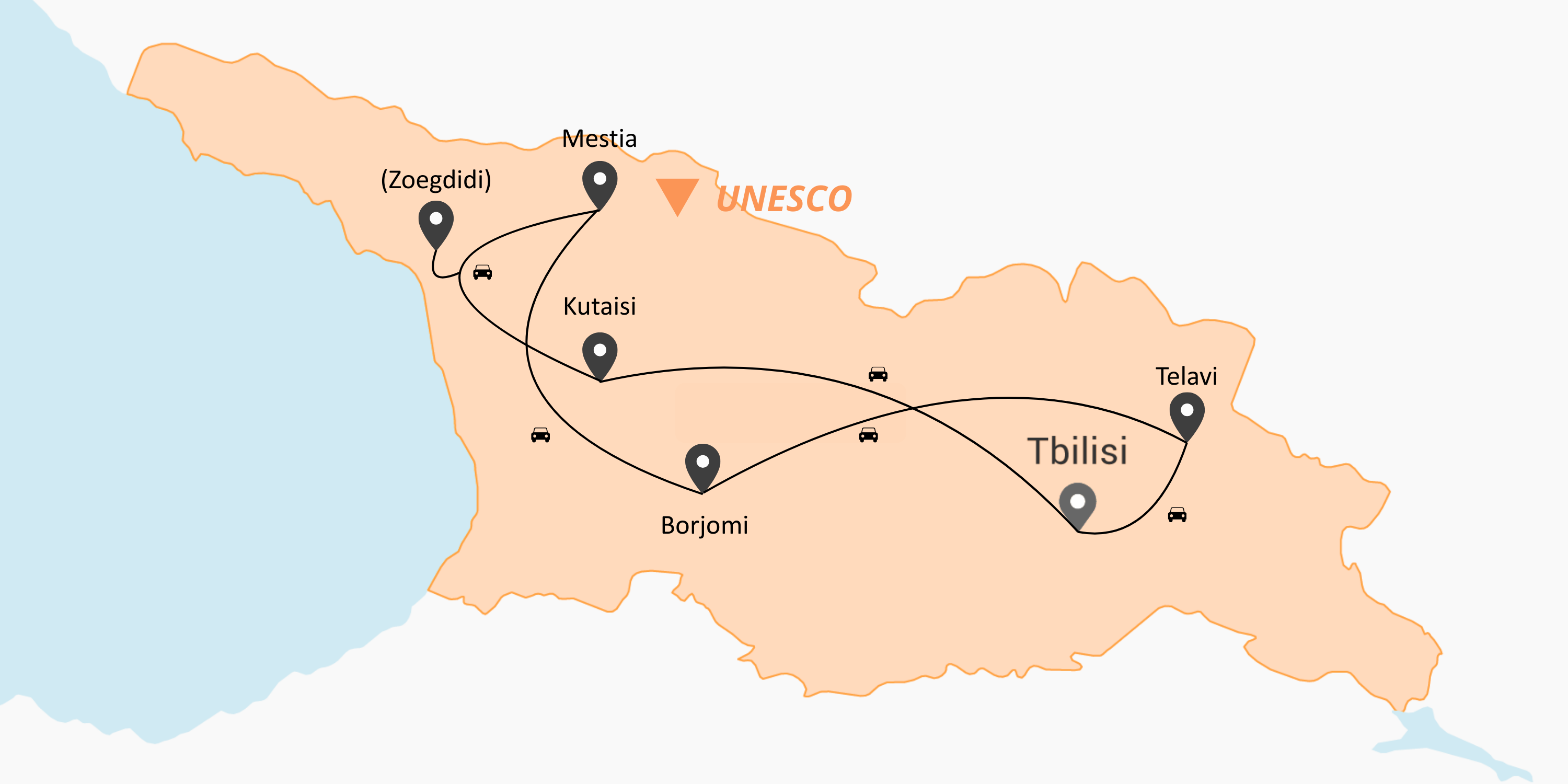 Van Kacheti tot Mestia - Georgië rondreis